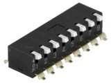 Comutator DIP-SWITCH 8 Secțiuni ON-OFF 0,025A 24VDC