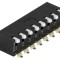 Comutator DIP-SWITCH 8 Secțiuni ON-OFF 0,025A 24VDC