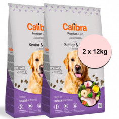 Calibra Dog Premium Line Senior &amp; Light 2 x 12 kg