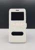 Husa Flip Smart View Allview V2 Viper S, Alb - Protectie Premium