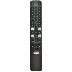 Telecomanda pentru TCL RC802N YA12, x-remote, Netflix, Negru