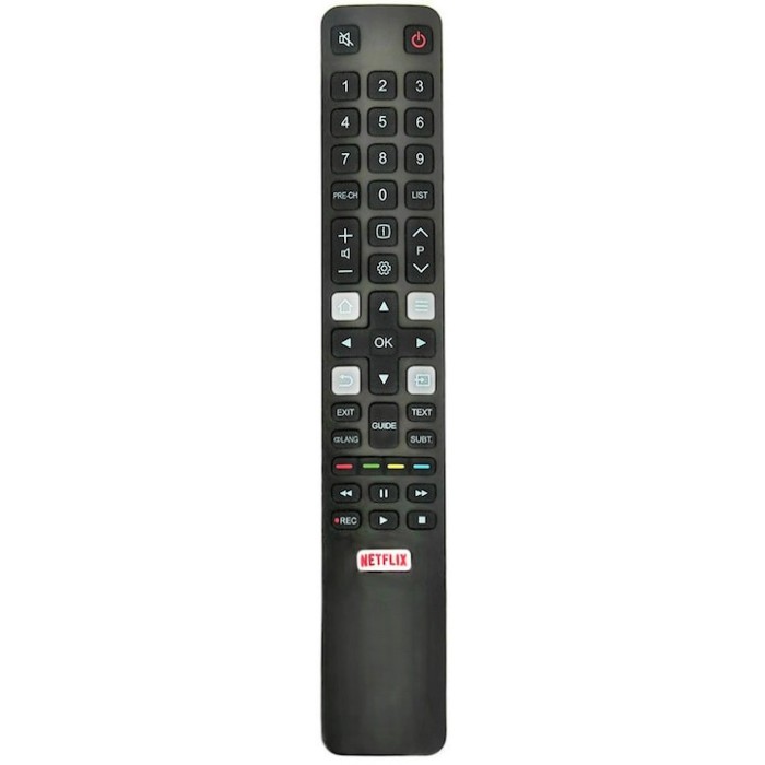 Telecomanda pentru TCL RC802N YA12, x-remote, Netflix, Negru