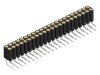 Conector mamă 44 pini, THT