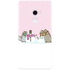 Husa silicon pentru Xiaomi Mi Mix 2, Cat And Snowman