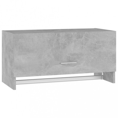 Șifonier, gri beton, 70x32,5x35 cm, PAL foto