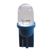 Bec tip LED 12V 5W soclu plastic T10 W2,1X9,5d 2buc Carpoint - Albastru focalizat ManiaMall Cars foto