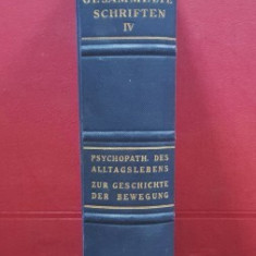 Opere complete Sigm. Freud, vol IV, prima editie, Viena