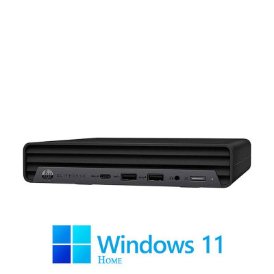 Mini PC HP EliteDesk 800 G6, Hexa Core i5-10500T, 16GB, 512GB SSD, Win 11 Home foto