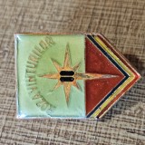Romania insigna pionier - turist , roza vanturilor clasa II