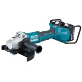 Polizor unghiular cu doi acumulatori Li Ion LXT si valiza de transport Makita DGA901T2U2 2x18 V 5 Ah