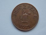 2 NEW PENCE 1971 GUERNSEY