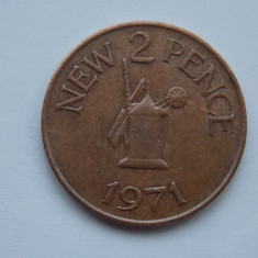 2 NEW PENCE 1971 GUERNSEY