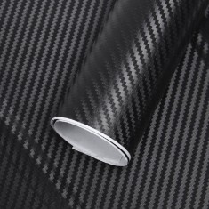 Folie colantare auto Carbon 3D - Negru (3m x 1,27m)