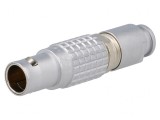 Conector circular 1B mufă tată 4 pini 10A lipire pe cablu