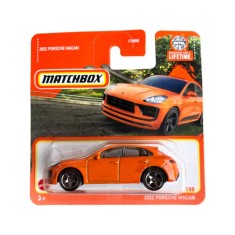 Mașinuță Matchbox Porsche Macan 2022, machetă auto, portocaliu, 1:64