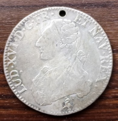 Moneda argint Franta - 1 Ecu 1783 foto