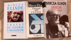 MIRCEA ELIADE / TREI TITLURI:,,MEMORII 1907-1960&amp;quot;/,,DRUMUL SPRE CENTRU&amp;quot;/TRATAT.. foto