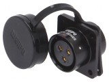 Soclu SA20 mamă 3 PIN IP67 25A 500V