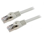 Patch Cord S/FTP Cat 6a Cupru LSZH Gri 60m