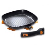 Cumpara ieftin Tigaie Grill, 28 cm, cu maner Detasabil BH/1956