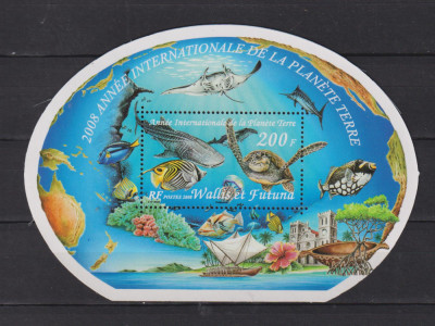 WALLIS&amp;amp;FUTUNA 2008 FAUNA MARINA MI. BL.222 MNH foto