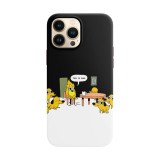 Husa compatibila cu Apple iPhone 14 Pro Max model This is fine reverse meme, Silicon, TPU, Viceversa, Transparent, Carcasa