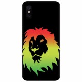 Husa silicon pentru Xiaomi Mi 8 Pro, Rasta Color Lion