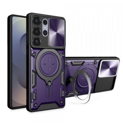 Husa pentru Samsung Galaxy S25 Ultra S938, Techsuit, CamGuard Pro, Mov foto