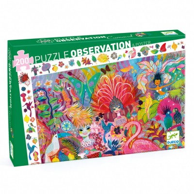 Puzzle observatie Carnavalul de la Rio, Djeco foto
