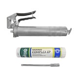Pompa Gresat Pistol Breckner Germany cu Maner + Tub Vaselina BK87033, Scule Service