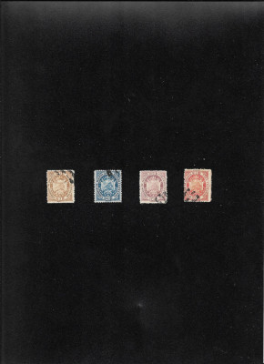 Bolivia 1867 set 4 timbre foto