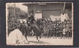 Foto tip Carte Postala Romania - parada militara cavalerie - foto atelier Eforie Techirghiol Carmen Sylva Constanta