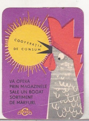 bnk cld Calendar de buzunar 1971 COOP foto