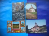 HOPCT LOT 2879 MANASTIREA PUTNA -JUD SUCEAVA-4 CARTI POSTALE-CIRCULATE, Circulata, Printata