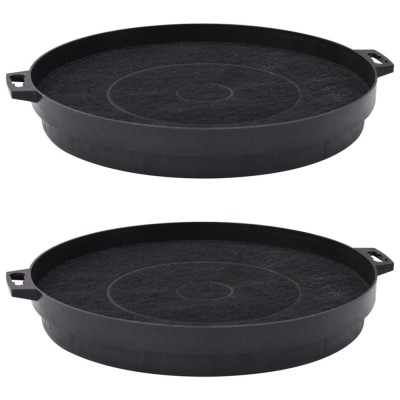 vidaXL Filtre cu cărbune pentru hotă de bucătărie, 2 buc., 210 mm 180082 foto