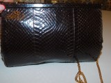 Poseta vintage piele naturala sarpe, eleganta, pentru ocazii