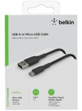 Belkin Boost Charge Micro-usb To Usb-a Cable Braided 1m Black