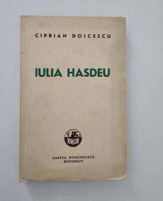 Carte veche 1941 Ciprian Doicescu Iulia Hasdeu foto
