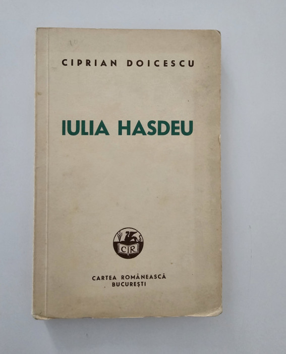 Carte veche 1941 Ciprian Doicescu Iulia Hasdeu