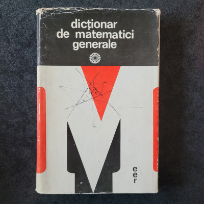 Dictionar de matematici generale (1974, editie cartonata) foto