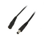Cablu Alimentare DC 5,5/2,5mm Negru