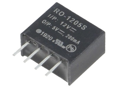 Convertor DC/DC 1W 5V 0,2A foto