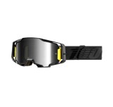 Cumpara ieftin Ochelari 100% Armega Goggle Nightfall negri - lentila silver mirror, 100%