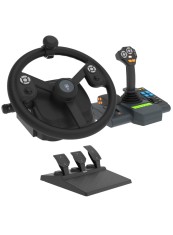 Volan Hori Farming Full Size Steering Control Panel &amp; Pedals Windows 11 10 PC