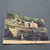 CARTE POSTALA RESITA-VEDERE VECHE DIN COLECTIA ARSENIE BOAR- UZINA HIDROELECTRICA GREBLA CONSTRUITA 1903-1904 NECIRCULATA