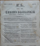 Curier romanesc , gazeta politica , comerciala si literara , nr. 5 din 1844
