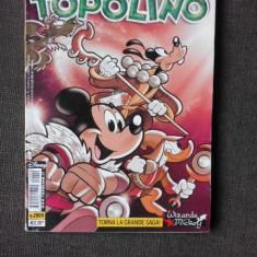 REVISTA TOPOLINO NR, 2909, REVISTA CU BENZI DESENATE, PENTRU COPII (TEXT IN LIMBA ITALIANA)