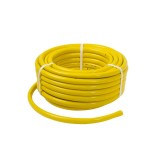 Furtun gradina armat, 3/4, 25 m, galben, flexibil si rezistent UV si frig