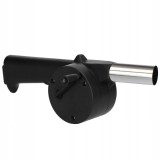 Suflanta manuala pentru aprins gratar, foc sau semineu, cu manivela, 25 cm, negru Household NewTrend