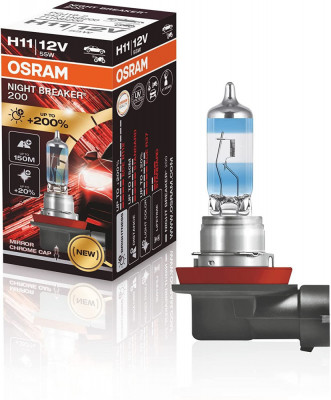 Bec halogen H11 12V Osram Night Breaker +200% foto